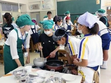 料理教室の様子