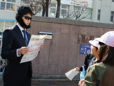 地域安全マップづくり教室の様子