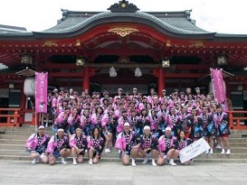 2018年度生田祭 女子神輿奉仕の様子