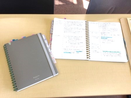 受験勉強で作成したノート